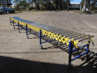 Powered driven roller conveyor	extended Powered driven roller conveyor	extended
