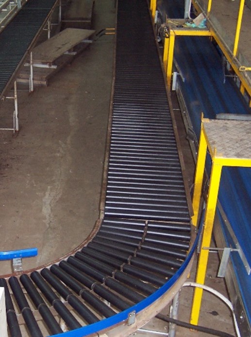 Gravity roller conveyors Gravity roller conveyors